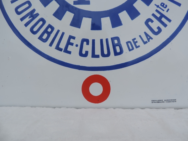 Plaque &eacute;maill&eacute;e Automobile Club de FRANCE- DSCN1162.JPG