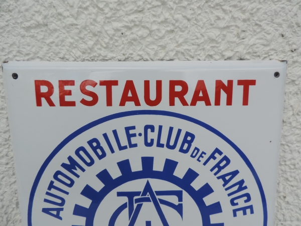 Plaque &eacute;maill&eacute;e Automobile Club de FRANCE- DSCN1695.JPG