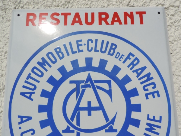 Plaque Automobile Club De FRANCE- DSCN2505.JPG