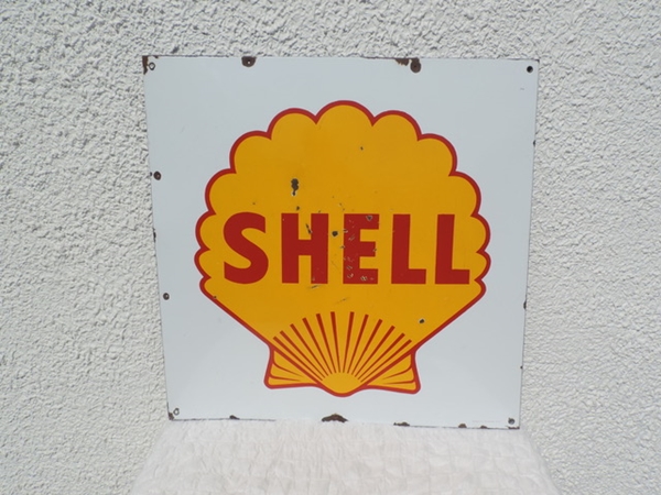 Plaque émaillée Shell