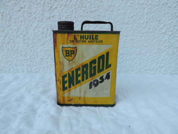 Bidon huile BP Energol 1934