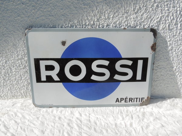 Plaque émaillée Rossi