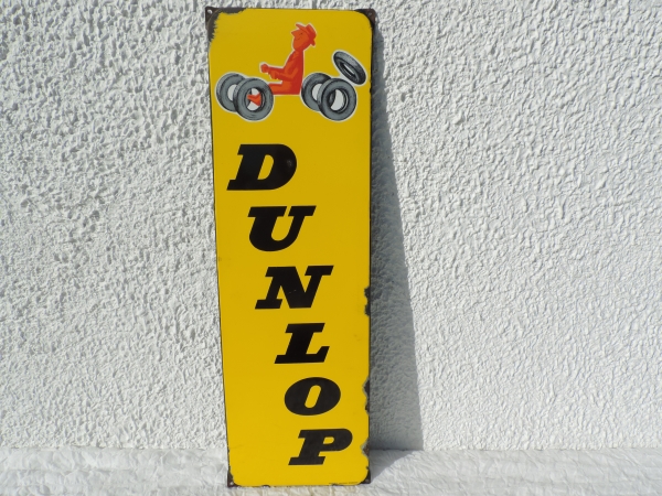 Plaque émaillée Dunlop