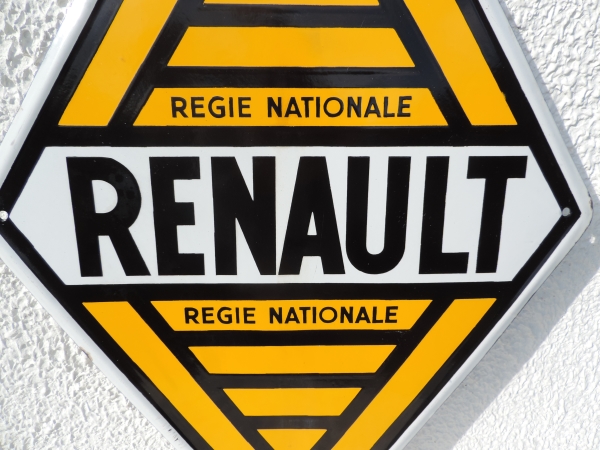 Plaque &eacute;maill&eacute;e Renault- DSCN7181.JPG