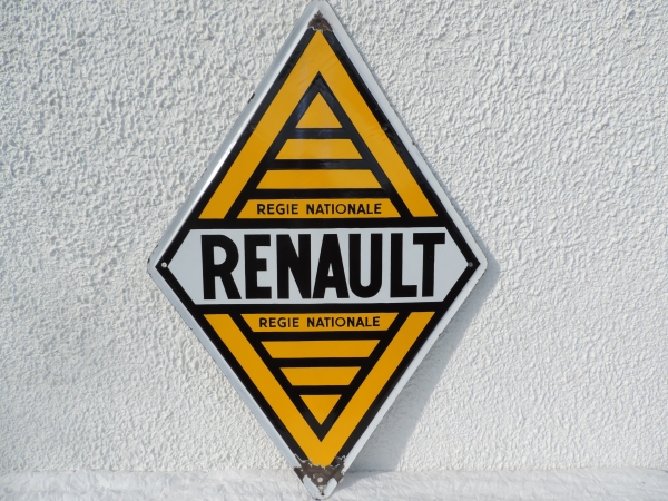 Plaque &eacute;maill&eacute;e Renault- DSCN7183.JPG