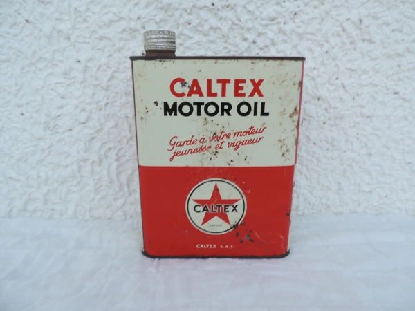 Bidon d'huile Caltex