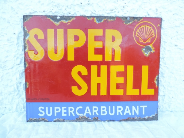 Plaque émaillée Super Shell