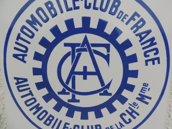 Plaque &eacute;maill&eacute;e AUTOMOBILE CLUB DE FRANCE- abcd1354.JPG