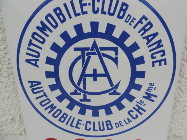 Plaque &eacute;maill&eacute;e AUTOMOBILE CLUB DE FRANCE- abcd1359.JPG