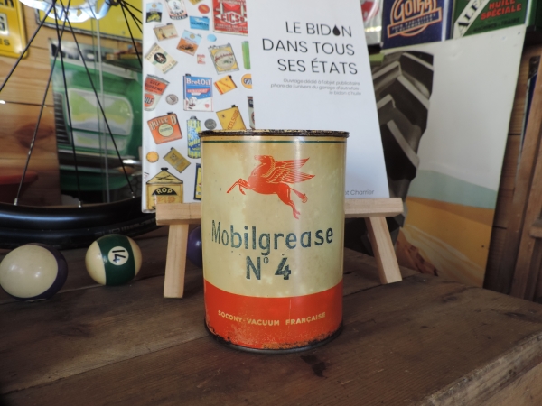 Pot de graisse Mobiloil