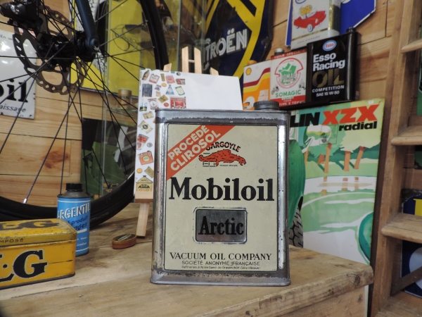 Bidon d'huile Mobiloil