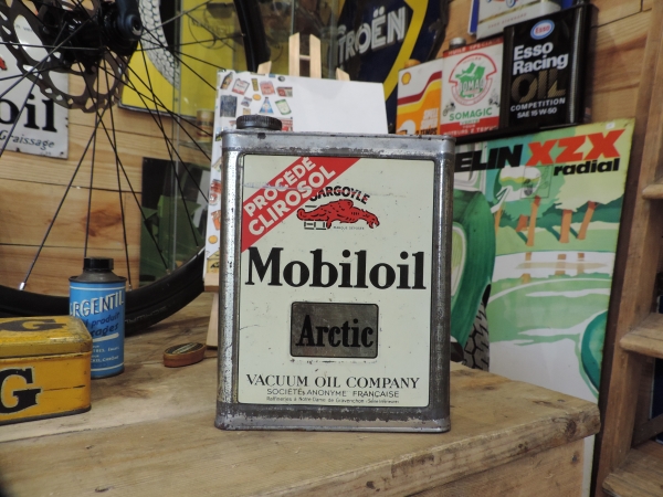 Bidon d'huile Mobiloil