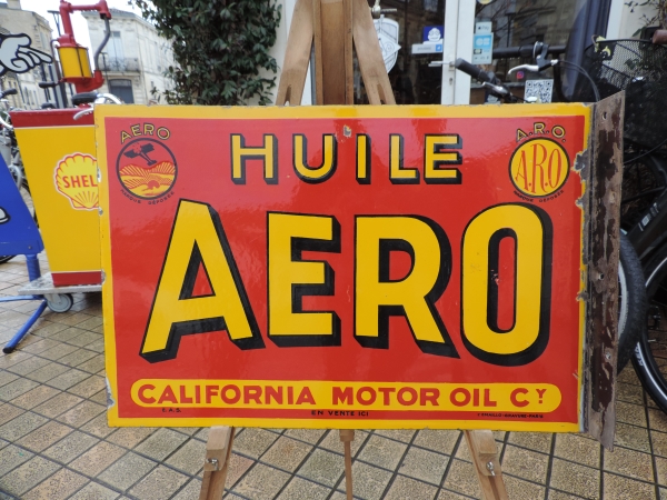 Plaque &eacute;maill&eacute;e AERO