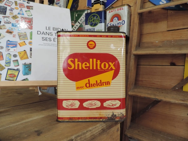 Bidon d'huile Shell