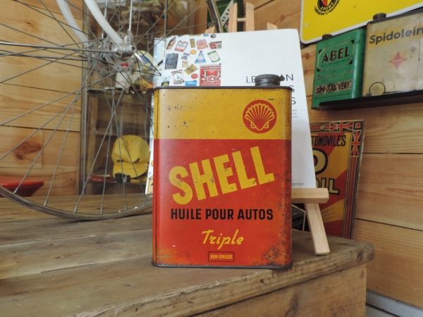 Bidon d'huile Shell
