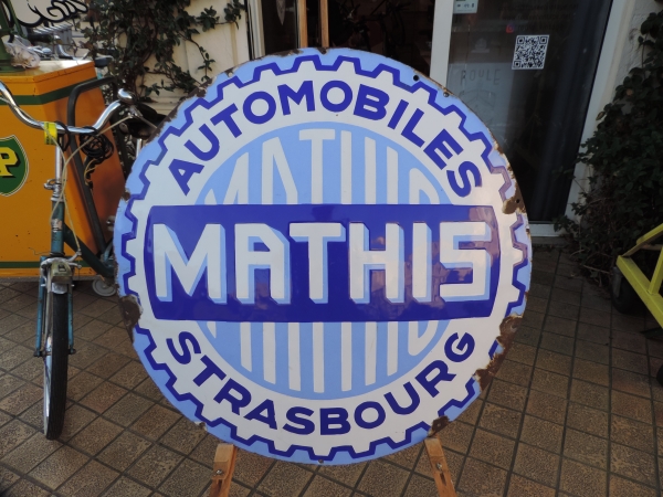 Plaque &eacute;maill&eacute;e Mathis