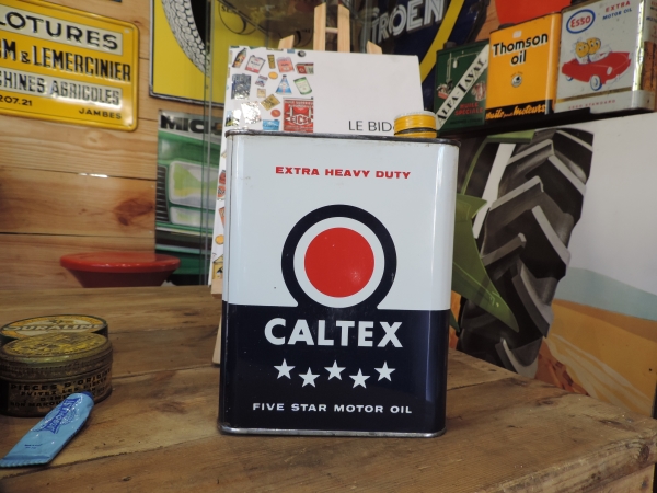 Bidon d'huile Caltex