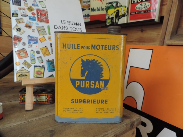 Bidon d'huile Pursan