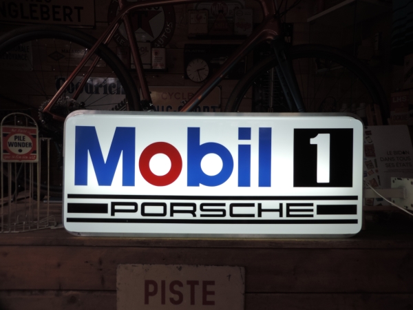Enseigne lumineuse Mobil