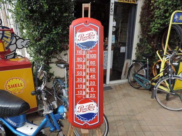 Thermom&egrave;tre Pepsi-Cola en t&ocirc;le