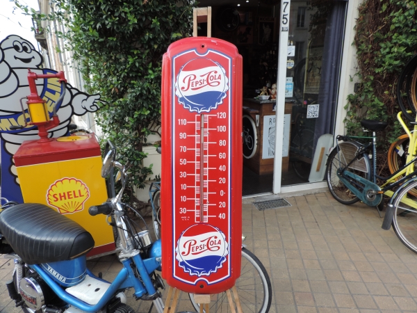 Thermom&egrave;tre Pepsi-Cola en t&ocirc;le