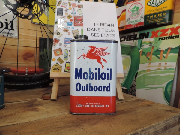 Bidon d'huile Mobiloil