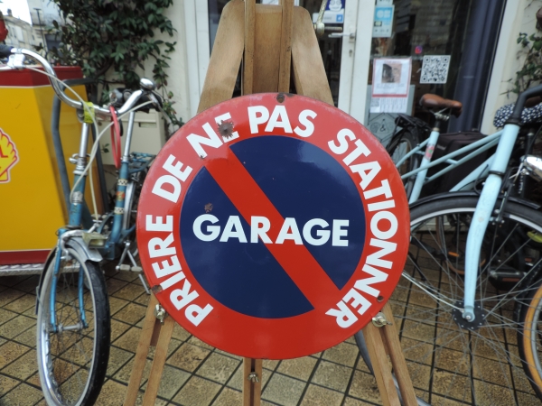 Plaque &eacute;maill&eacute;e GARAGE