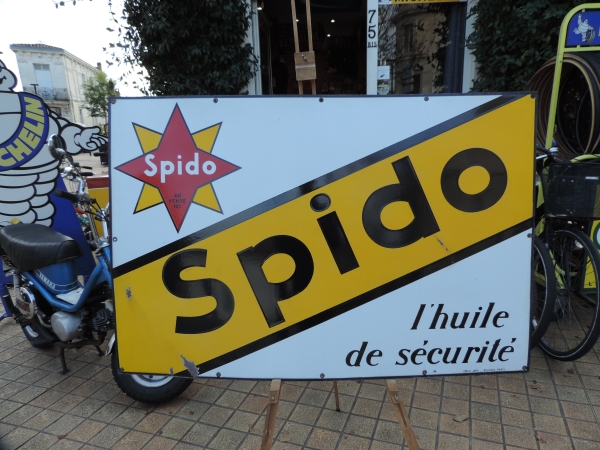 Plaque &eacute;maill&eacute;e SPIDO
