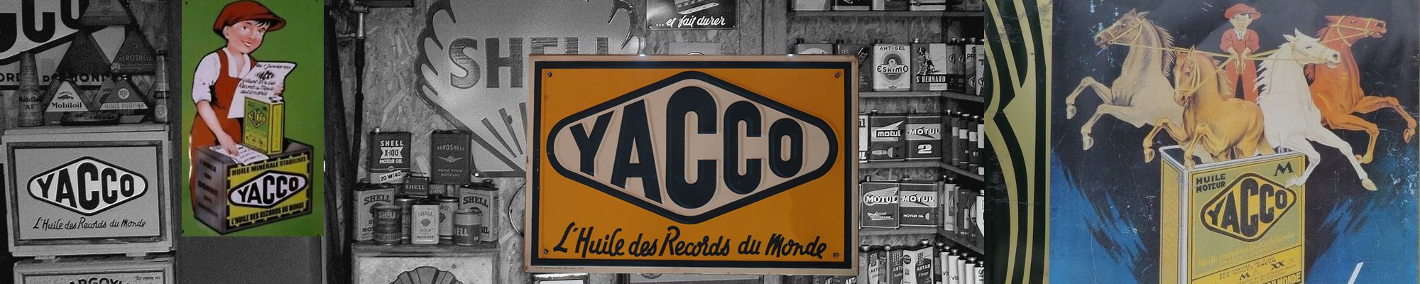 articles vintage marque Yacco
